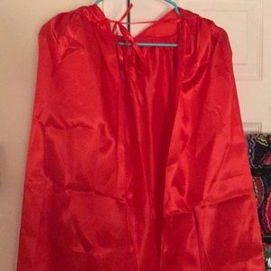 Red Costume Cape with Hood